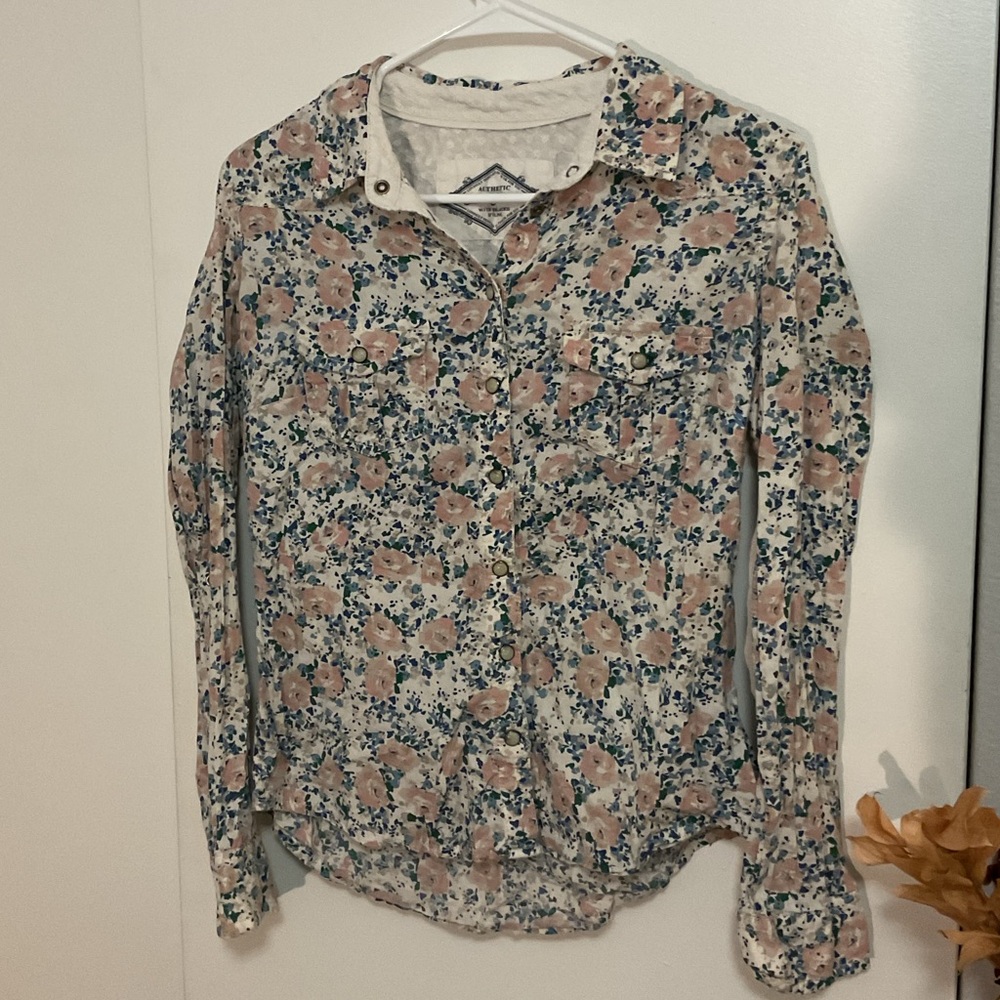 Floral Patterned Women’s Shirt